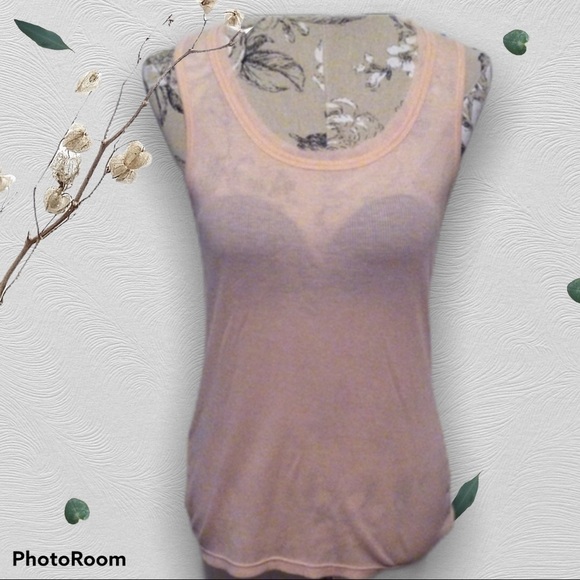 *ANN Taylor Pink Tank Top LP - Picture 1 of 3